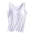 thumbnail image 3 of TrendOFT Womens Tank Tops Built in Bra Cami Tanks Lightweight Undershirt Tank Tops WH2 L, 3 of 4