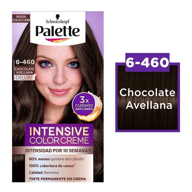 Tinte para cabello Palette Intensive Color Creme Kit Chocolate Avellana Deluxe 6-460 50ml