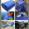 thumbnail image 3 of XHT MOTOR™ Extra Thick Polyester Moving Blanket, 72 x 80, Blue & Black, 1 Count, 3 of 5