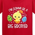 thumbnail image 4 of Inktastic Easter I'm Gonna Be a Big Brother with Green and Blue Eggs Youth T-Shirt, 4 of 5