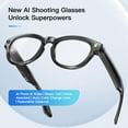 thumbnail image 4 of AI Smart Glasses, HD Video Photo Taking Smart Translation Glasses  LED Flash Music and Calls  for Travel, 4 of 7
