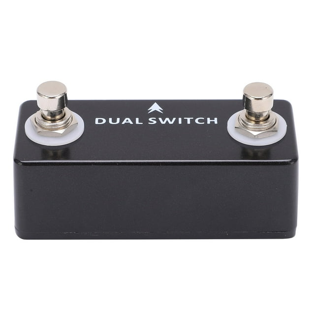Pedal de interruptor de pie de grifo, pedal de interruptor de pie de guitarra, interruptor de pie doble, controlador de interruptor de pie de guitarra, funcionalidad inteligente Jadeshay A