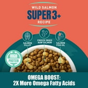Alaskan Gold SUPER3+ (Salmon+Freeze Dried Raw Salmon+Salmon Oil) Dry Cat Food | Kitten & Adult | High-Protein | Grain-Free | Allergy & Digestive Support| All-Natural | 3-lbs