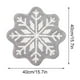 thumbnail image 2 of Snowflakes Rug Winter Snowflake Doormat Snowflake Welcome Mat Cute Christmas Decorative Non-Slip Washable Door Mats For Indoor Outdoor Entrance Home Bathroom, 2 of 6