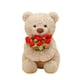 thumbnail image 3 of Lekihaqq Valentine's Day Teddy Bear Plush Stuffed Animal with Rose Flower Gift for friend friend Anniversary Birthday Present Romantic Love Surprise, 3 of 5