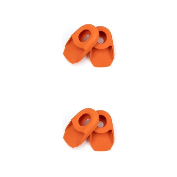 Naiovety VIARON Pack de 2 protectores de brazo de manivela de bicicleta, gorra de silicona para ciclismo, cubierta elástica, botas de Type2 NO2
