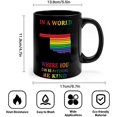 thumbnail image 3 of Funny Coffee Mug The Lord Is My Shepherd And He Knows I''m Gay Coffee Tea Cups Colors Homosexual Lesbian Elegant Ceramic Mugs Gifts for Dad Adults Family Retirement 11oz Black, 3 of 6