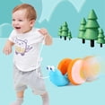 thumbnail image 7 of FZFLZDH Cute Leashing Rope Snail Model Toddler Toy,with Colorful and Light Music of Tethered Crawl Snail Kids Push Pull Walking Snail Toy is Perfect Birthday Christmas ​Early Education Gift, 7 of 7