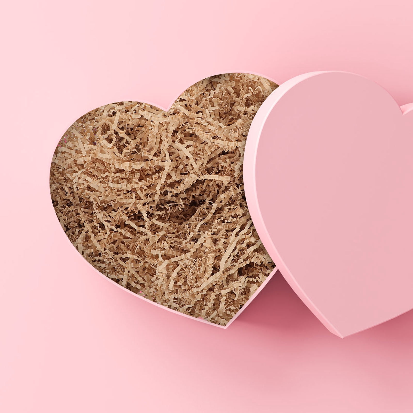 LOLIPPYY Khaki Crinkle Paper Filler 1 Pack for Wedding Decorations and Anniversary Gift Packaging