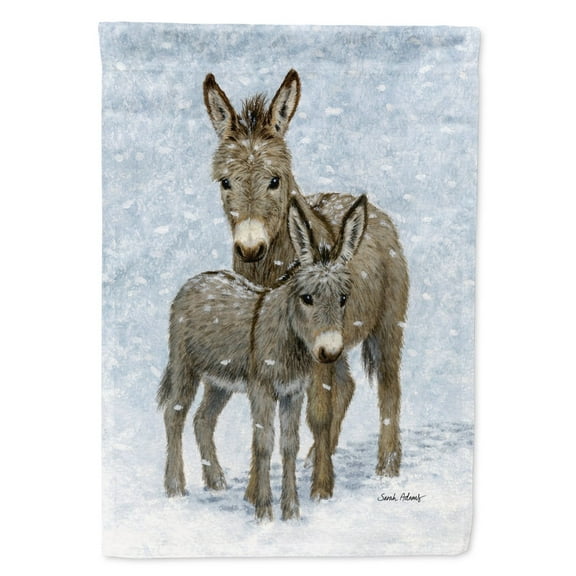 Carolines Treasures ASA2149CHF Donkeys Flag Canvas House Size  Large multicolor