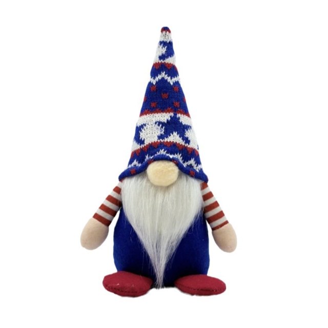 Liquidación de accesorios de escritorio Poaug Muñeca del Día de la Independencia con estrella de cinco puntas Muñeca Decoración del hogar del Día Nacional en oferta Decoración de la habitación