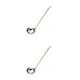 thumbnail image 1 of Cucharas de cocina de material acero inoxidable exquisitas duraderas de 2 piezas para , restaurantes,, 1 of 9