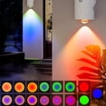 thumbnail image 4 of Luz ambiental nocturna | Lámpara de pared con sensor de movimiento recargable inteligente - Temperatura de color de 3000K | Montaje magnético | Degradado colorido | Larga duración 1500mAh | USB tipo, 4 of 8