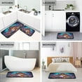 thumbnail image 4 of GZHJMY Kitchen Rug Set of 2, Merry Christmas Cushioned Anti-Fatigue Kitchen Mat Non Slip Washable Floor Mat Comfort Standing Mats for Office, Home, Laundry Room Carpet Runner, 4 of 7
