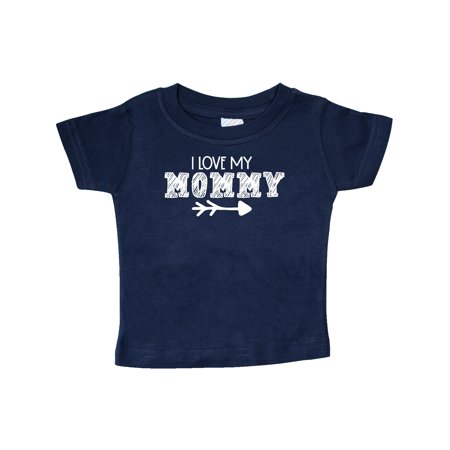 

Inktastic I Love My Mommy- Arrow Gift Baby Boy or Baby Girl T-Shirt