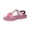Red, variant on Ruyang Jelly Sandals for Girls Cute Open Toe Flat Fisherman Sandals Adjustable Straps Water-Resistant Beach Shoes