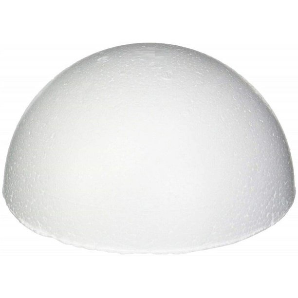 10 Inch Half Round Foam Styrofoam Polystyrene Ball 4 Piece Set for ...