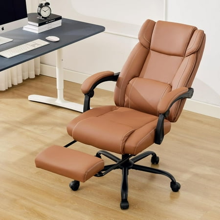reclining office chair with footrest product