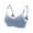 Blue, variant on Penkiiy Women Nursing Bras Woman's Solid Color Ring Breast Feeding Comfortable Hollow Out Perspective Bra Underwear Gray Bras
