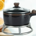 thumbnail image 2 of Yuarrent Wok Ring Universal Grueso Woks Stand Aislamiento térmico Estante Soportes para ollas Cocina Cafeterías Cafés Cortes Cocina y Comedor como se muestra 1, 2 of 6
