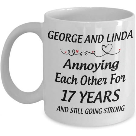 

Wedding Anniversary Mug Annyoing Each Other Coffee Mug 17th 17 years Anniversary Wedding Tea Cup Valentine s Day