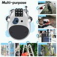 thumbnail image 3 of Bike Lock Combination Lock Luggage Locks Bicycle Lock Cable Lock Locks for Luggage 30 Inch Wire Rope,Silver, 3 of 10