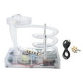 thumbnail image 2 of Kinetic Art Perpetual Motion Machine,Plastic Equilibrium Kinetic Energy Model Rolling Ball Perpetual Marble Machine,Perpetual Motion Simulator for Home Office Creative for Home, 2 of 7