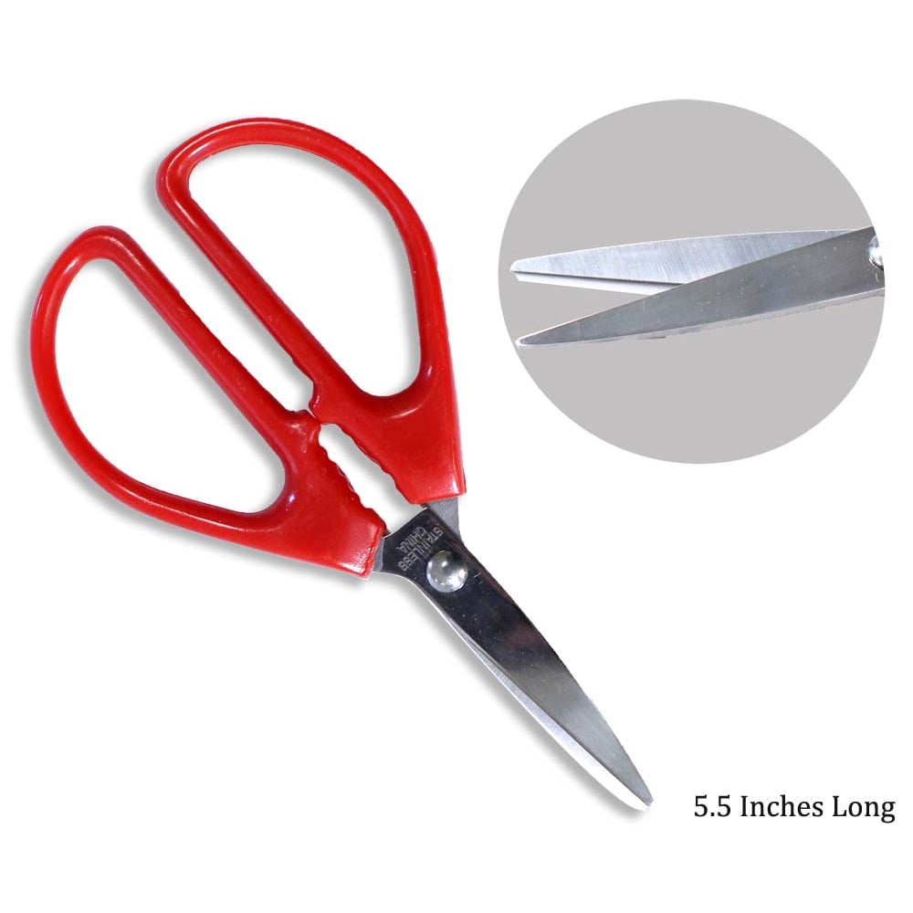 Large Fingerhole Scissors 51/2" ( Pack of 2 Scissors ) (ToolUSA
