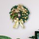thumbnail image 5 of Couronnes de Noël Artificielles Guirlande Suspendue Porte Guirlande de Fleurs Pour Ornement de Maison de Fête Oro 30cm Macarena Corona de invierno, 5 of 7