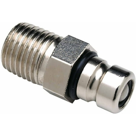 0.25' Chrome Plate Seachoice Deluxe Fuel Connector for Chrysler/Force, Chrome Plated Brass, Male Tank Fitting 1/4