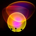 thumbnail image 4 of Sunset Projection Led Light, Rainbow Floor Stand Modern Lamp Night Light for Living Room Bedroom FYBTO tic Projector Gift for Wedding Birthday Party -USB Charging (Sunset Red), 4 of 5