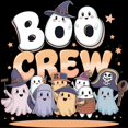 thumbnail image 3 of CafePress - Boo Crew Halloween T Shirt - Women's Long Sleeve Charcoal Gray Pajamas, 3 of 7