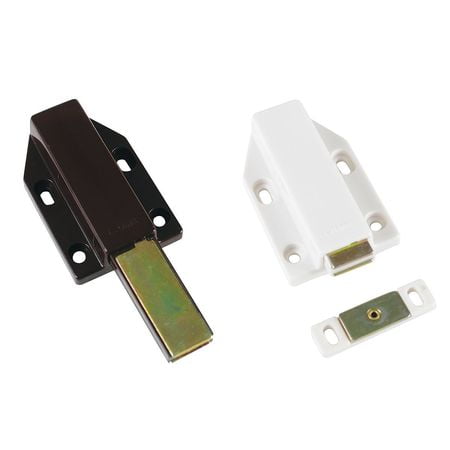 - Lamp ML-120/BRN Push-to-Open Magnetic Catch, Plastic