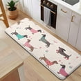 thumbnail image 5 of Colorful Funny Dachshund Kitchen Rug Mat,Kitchen Runner Rugs Non Skid Washable,Decorative Kitchen Floor Mats for Kitchen,Sink,Laundry,17"x47.2", 5 of 7