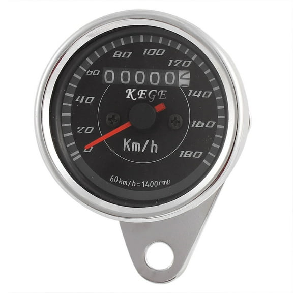 Unique Bargains Universal 0-180km/h Motorcycle Tachometer Speedometer Tacho Gauge DC 12V