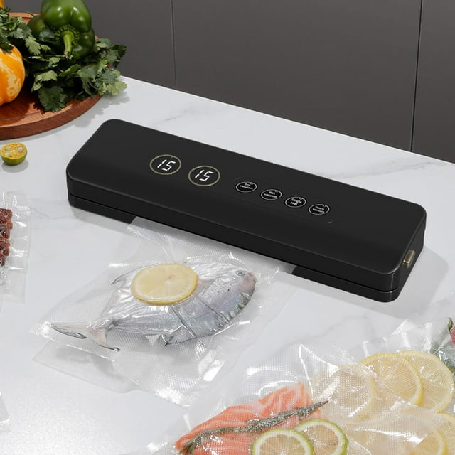 Oliegs Vacuum Sealer Machine For Home Kitchen Use Versatile Dry And Wet Modes LCD Display Cordless And Portable Easy To Clean USB Rechargeable Sealing