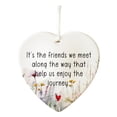 thumbnail image 1 of Thanksgiving Decor Hangs Decorations Friendshi P Ornaments For Ture Friends Friendshi P Ornaments For True Friends Heart Shaped Ornaments Keepsake Friendshi P Gift For Christmas Tree Decorations 3.2, 1 of 7