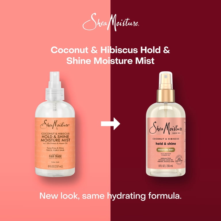 SheaMoisture Hold and Shine Moisture Mist Women's Hair Spray with