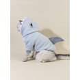 thumbnail image 4 of Sudadera con capucha para perro QWINEE Shark Warm Jacket Grey XXL, 4 of 7