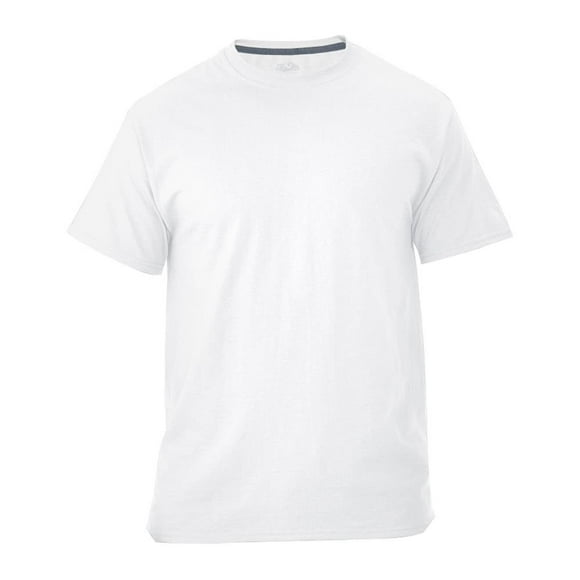 Playera Fruit Of The Loom para Hombre, Cuello Redondo Manga Corta Blanco Talla EG