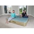 Bestway Fortech Airbed with Builtin Ac Pump, 14 inch Queen