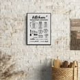 thumbnail image 4 of Funny Kitchen Canvas Print Decor Measurement Conversions Art Wall Painting Posters 12X15 Modern Home Kitchen Decoration (Framed)\u2026, 4 of 6