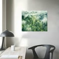 thumbnail image 3 of Nawypu Foggy Forest Wall Art Prints Watercolor Mountain Canvas Wall Decor Landscape Nature Poster Wall Art Abstract Tree Pictures Artwork Modern Painting for Living Room Bedroom Unframed, 3 of 4