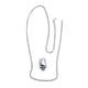 thumbnail image 5 of WORGEOUS 1 pieza de collar de calavera de acero de titanio, elegante colgante gótico retro para hombres, colgante y cadena de plata para niño, 5 of 7