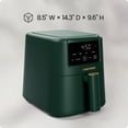 thumbnail image 3 of Chefman TurboFry 3-in-1 Air Fryer, 450°F Max Temp with 3.5 Qt. Nonstick Basket – Green, 3 of 8