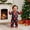 Set #05, variant on Christmas Family Pajamas Outfit, Superhero Graphic Long Sleeve Sleepwear Loungewear Set for Group Party