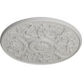 thumbnail image 3 of 33"OD x 1 3/4"P Versailles Ceiling Medallion (Fits Canopies up to 3 1/4"), Hand-Painted Ultra Pure White, 3 of 6
