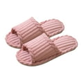 thumbnail image 3 of Fmbrln Womens Mens Winter Slippers Open Toe Fuzzy House Slippers Soft Comfy Home Bedroom Slippers Indoor Outdoor Slippers, 3 of 5