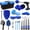 27 pieces + box, variant on 27/32pcs Vehicle Cleaning & Auto Repair Set - Drill Brush Kit, Interior/Exterior Car Wash Tools, Wheel & Tire Cleaning Brushes for Full Car Care