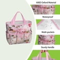 thumbnail image 4 of Garden Tool Bag,Pioneer Flower Floral Print Pattern Garden Tool Organizer,Garden Gifts,Waterproof Multi-Pocket Garden Tool Storage 11.8x5.5x11.4 Inch(Tools NOT Included), 4 of 6